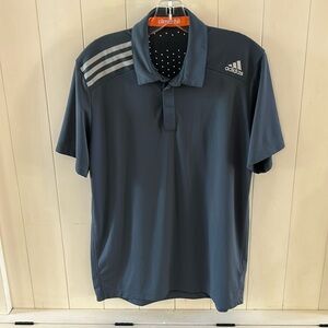 Adidas Climachill Polo Shirt - Gray - Size Medium EUC